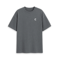 Slate Grey Printed T-shirt Front