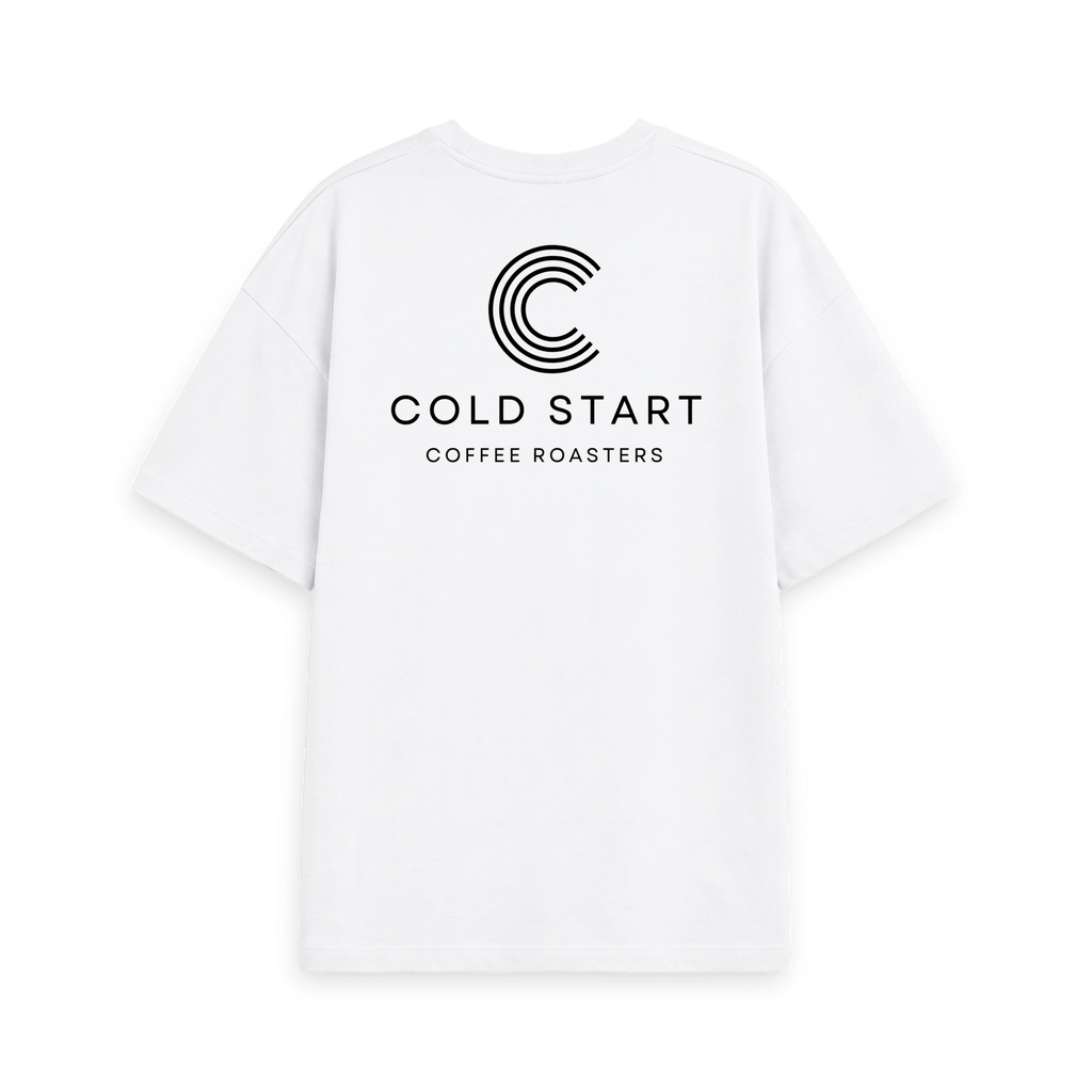 White Printed T-shirt Back