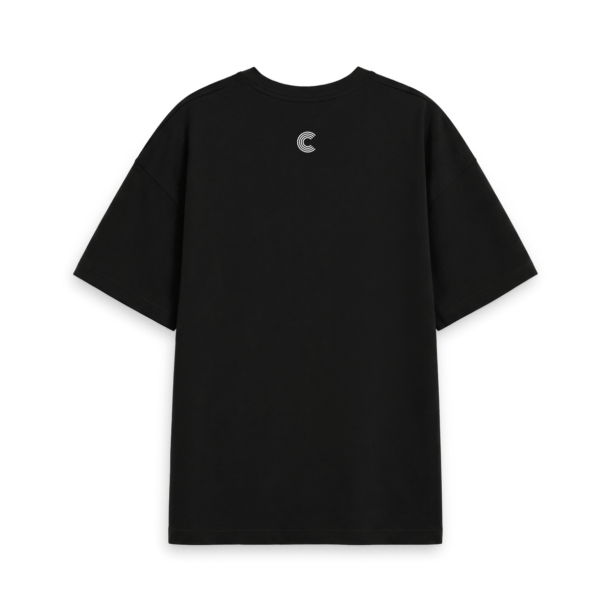 Black Printed T-shirt Back
