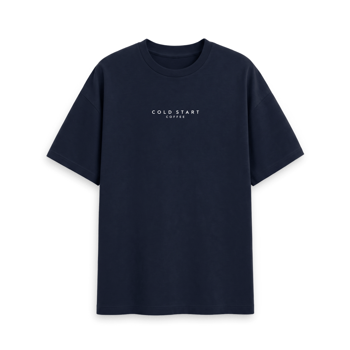 Navy Printed T-shirt Front