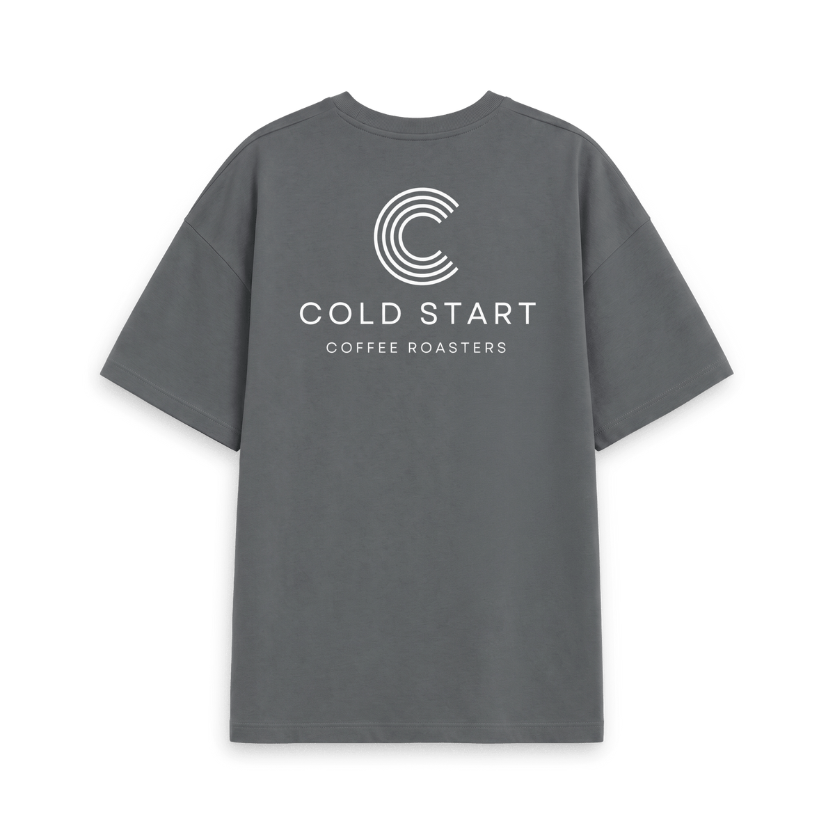 Slate Grey Printed T-shirt Back