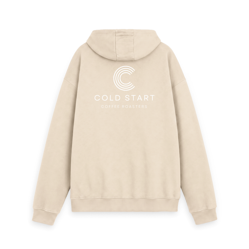 Oat Printed Hoody Back