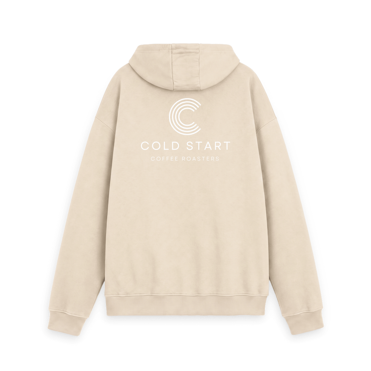 Oat Printed Hoody Back
