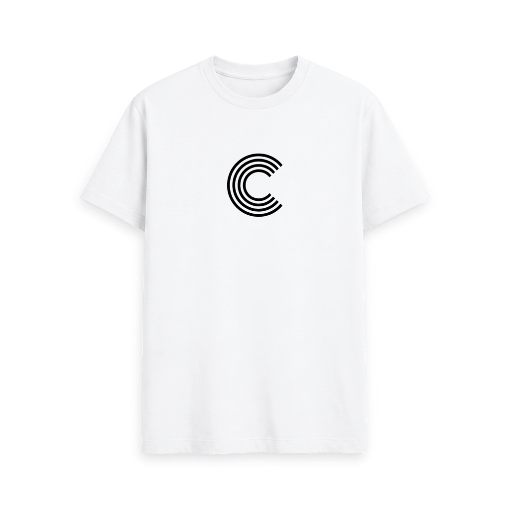 White Printed T-shirt Front