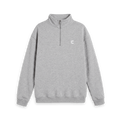 Athletic Grey Printed Sweater Front