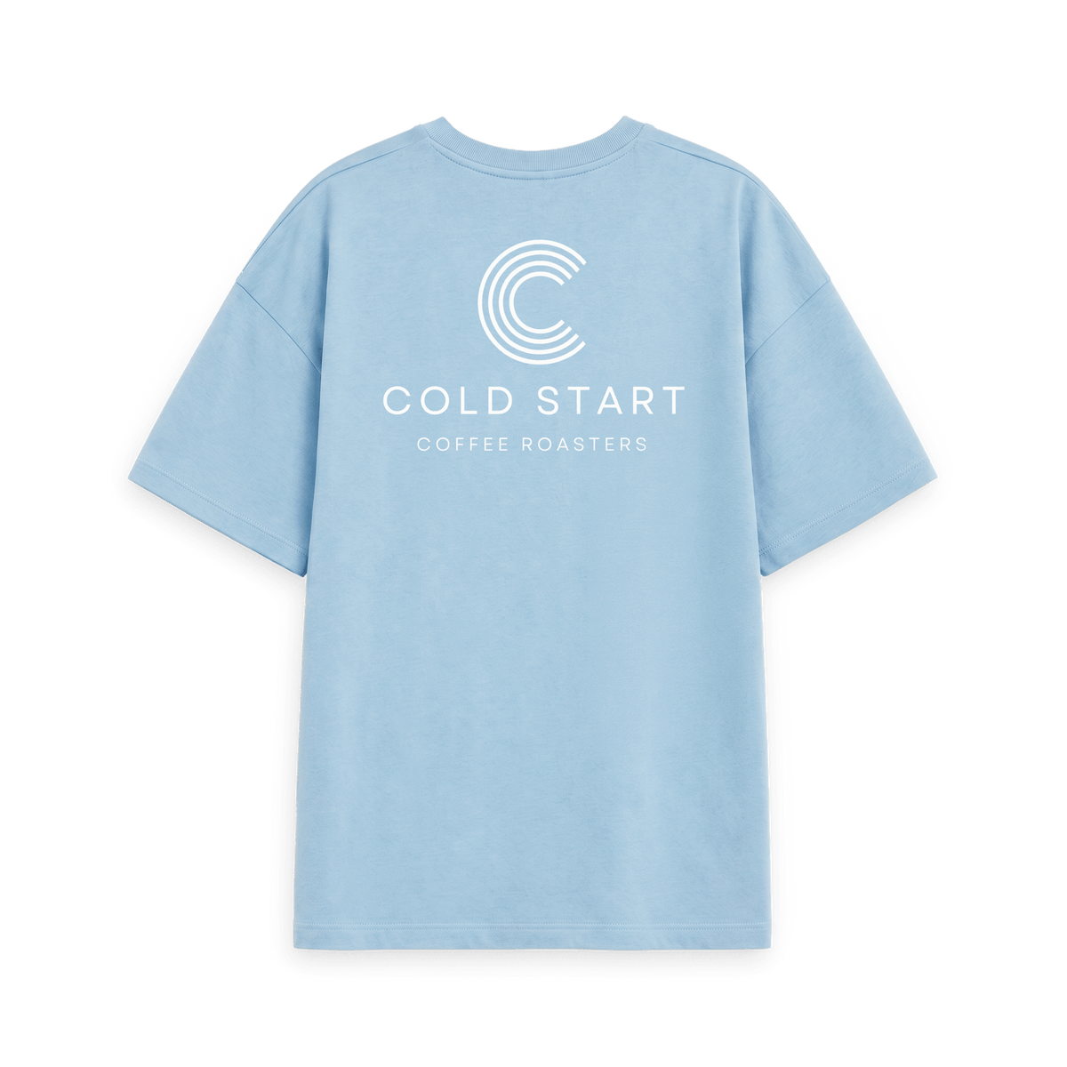 Milky Blue Printed T-shirt Back