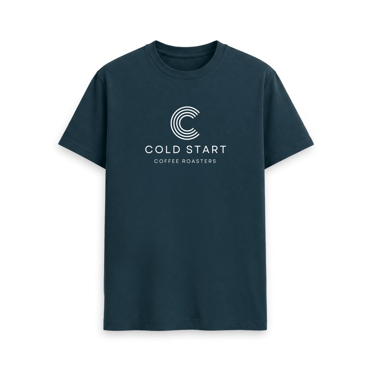 Denim Blue Printed T-shirt Front