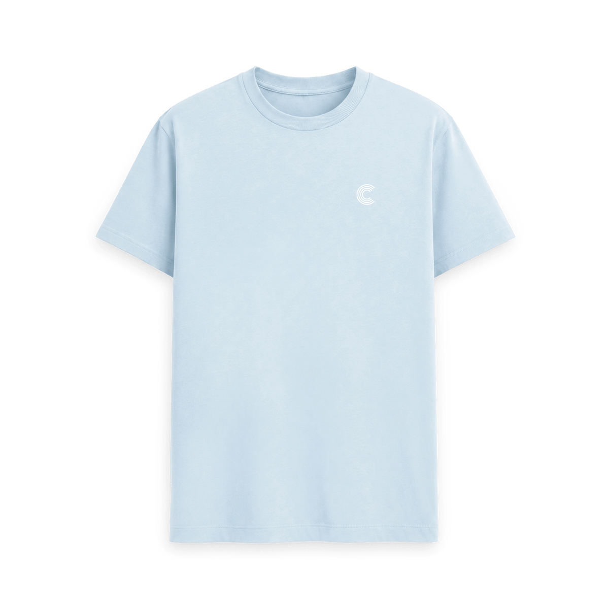 Sky Blue Printed T-shirt Front