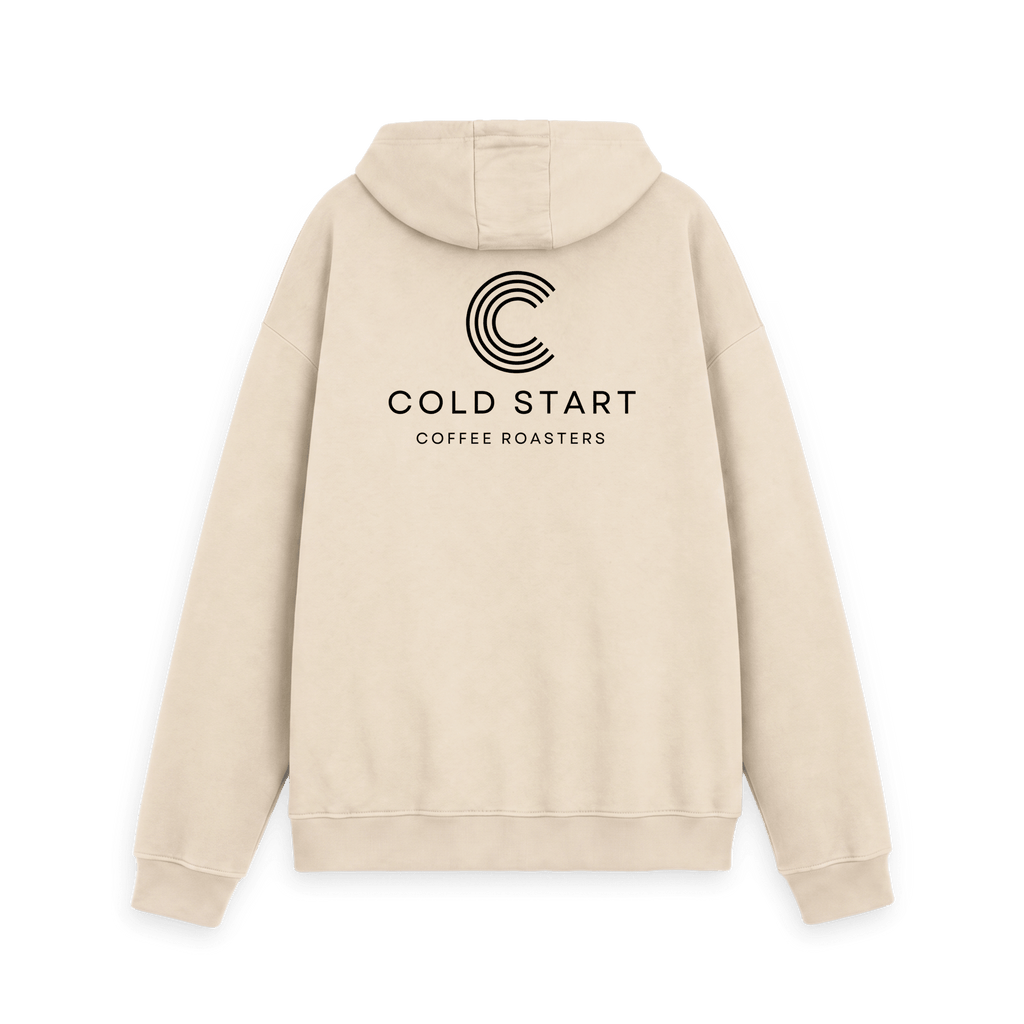 Oat Printed Hoody Back