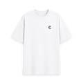 White Printed T-shirt Front