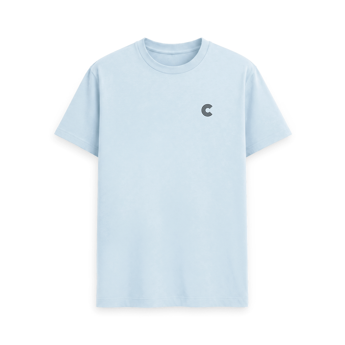 Sky Blue Printed T-shirt Front