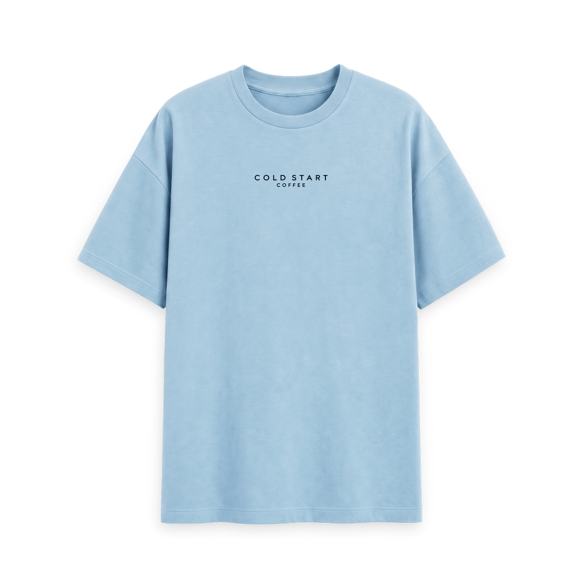 Milky Blue Printed T-shirt Front