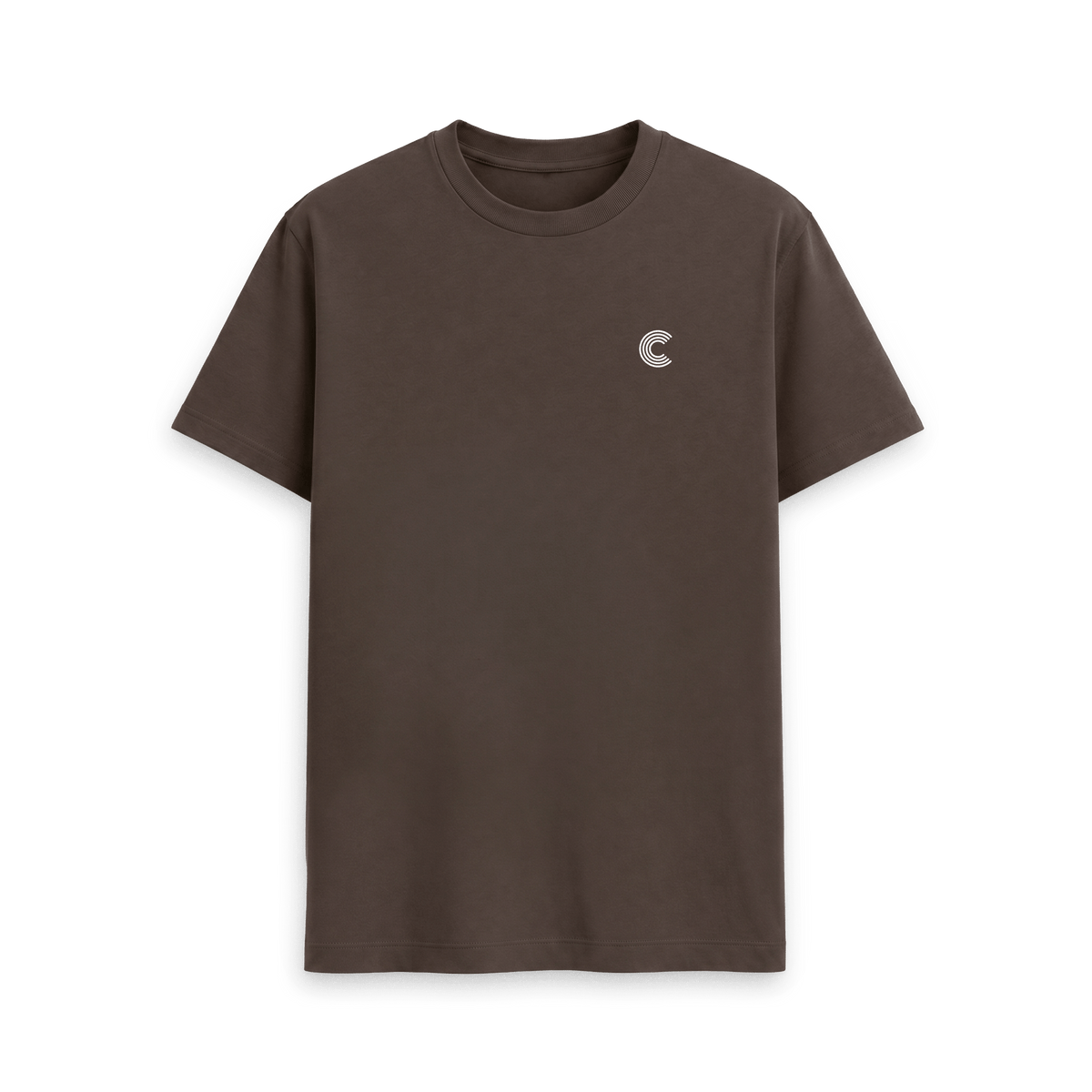 Chocolate Printed T-shirt Front