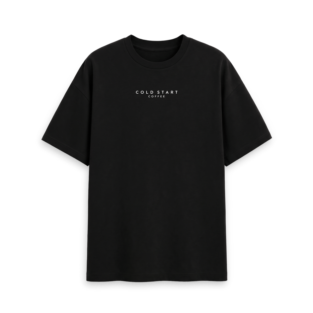 Black Printed T-shirt Front