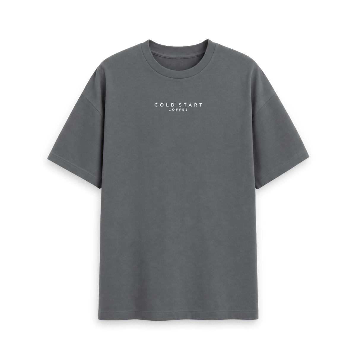 Slate Grey Printed T-shirt Front