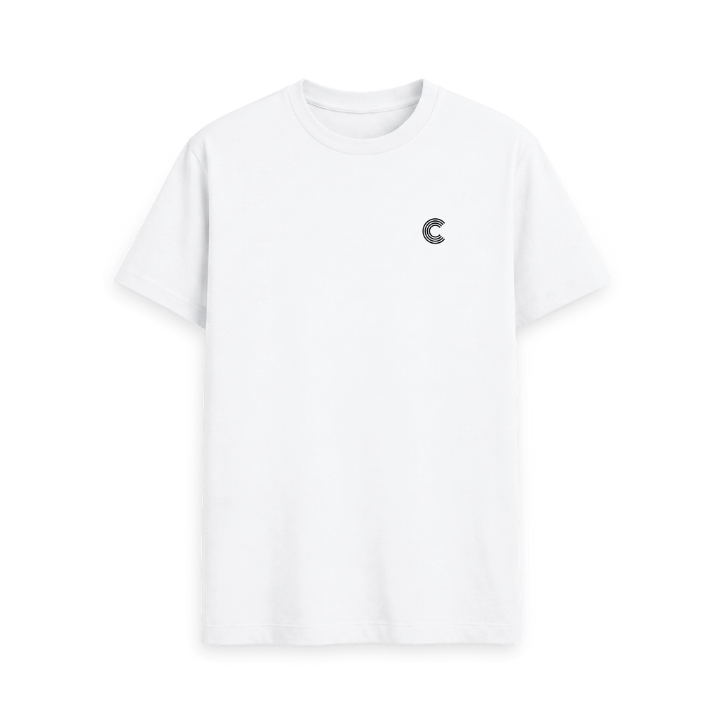 White Printed T-shirt Front