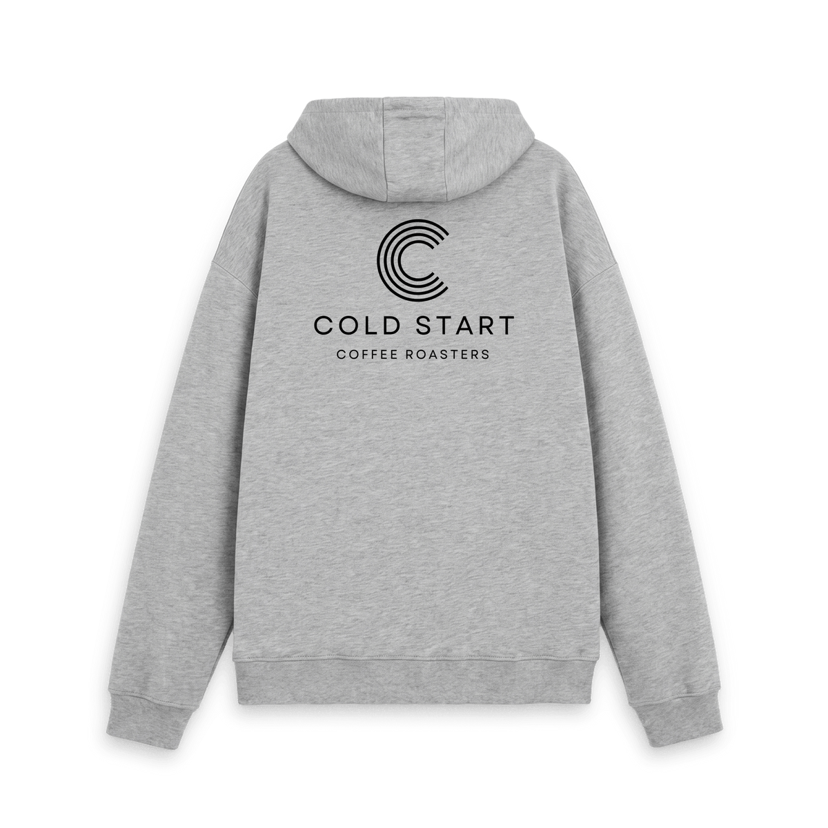 Athletic Grey Printed Hoody Back
